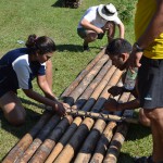Building/Tying Bamboo Raft